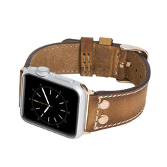 Correa de cuero Como para Apple Watch