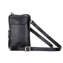 Ferrara Unisex Crossbody Leather Phone Purse