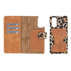 Funda tipo billetera de cuero con bloqueo RFID Florence para Samsung Galaxy S20