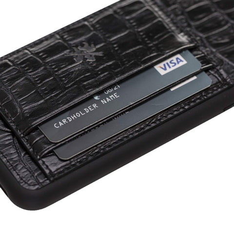 Pisa Snap On Leather Wallet Case with Stand for iPhone XR