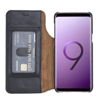 Venice RFID Blocking Leather Wallet Stand Case for Samsung Galaxy S9