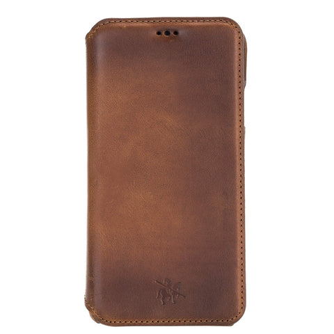 Venice RFID Blocking Leather Wallet Stand Case for iPhone XS Max