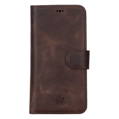 Funda tipo billetera de cuero desmontable con bloqueo RFID Ravenna para iPhone 15