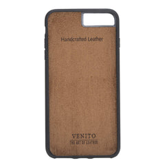 Funda tipo billetera de cuero Capri Snap On para iPhone 7 Plus