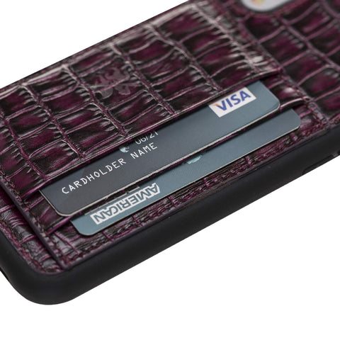 Pisa Snap On Leather Wallet Case with Stand for iPhone XR