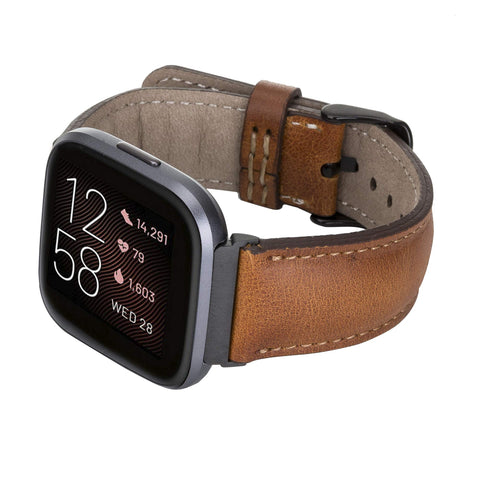 Tuscany Leather Watch Band for Fitbit Versa
