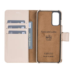 Funda tipo billetera de cuero con bloqueo RFID Florence para Samsung Galaxy S20
