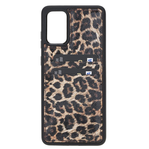 Funda tipo billetera de cuero Capri Snap On para Samsung Galaxy S20 Plus