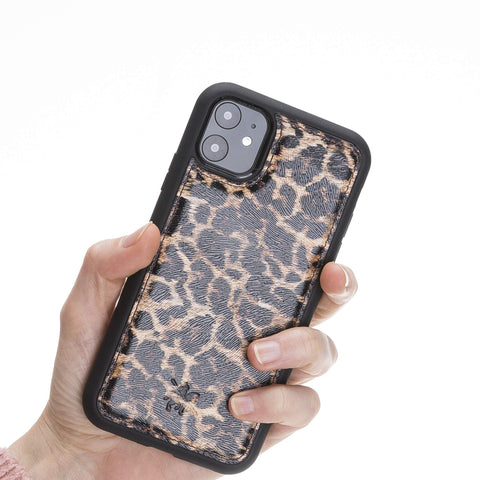 Lucca Snap On Leather Case for iPhone 11