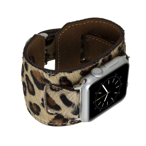 Ancona Leather Cuff Band Strap for Apple Watch