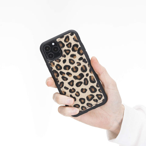 Funda de cuero Lucca Snap On para iPhone 11 Pro