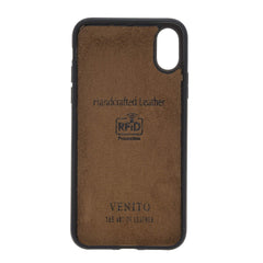 Funda de cuero Lucca Snap On para iPhone XS Max