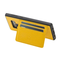 Funda tipo billetera de cuero Pisa Snap On con soporte para Samsung Galaxy Note 9