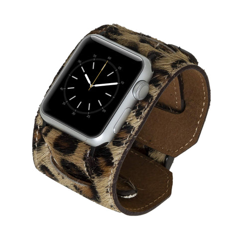 Ancona Leather Cuff Band Strap for Apple Watch