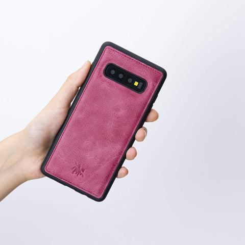 Lucca Snap On Leather Case for Samsung Galaxy S10