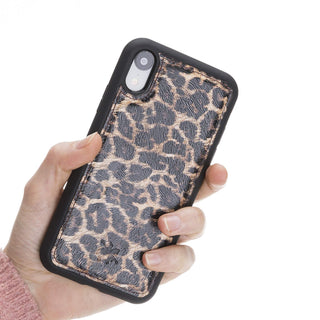 Lucca Snap On Leather Case for iPhone XR