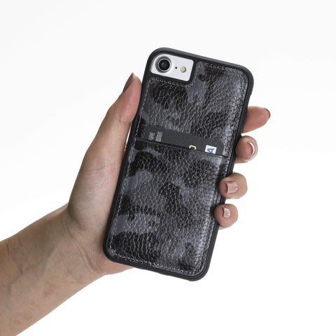 Capri Snap On Leather Wallet Case for iPhone 8