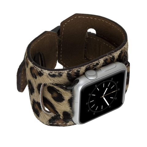 Ancona Leather Cuff Band Strap for Apple Watch