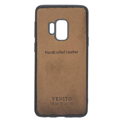 Funda tipo billetera de cuero Pisa Snap On con soporte para Samsung Galaxy S9
