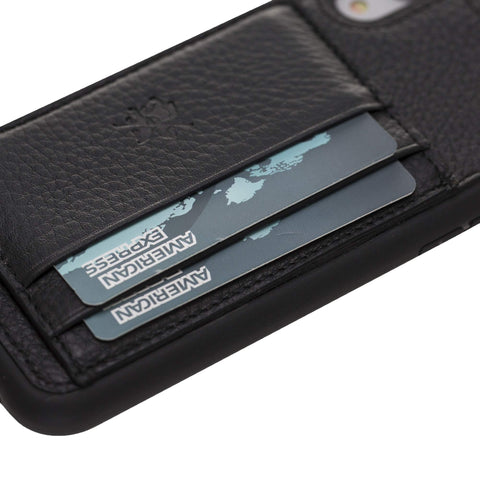 Pisa Snap On Leather Wallet Case with Stand for iPhone XR