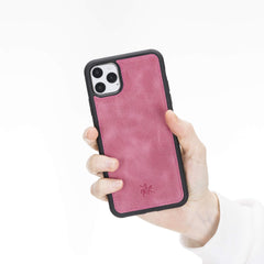 Lucca Snap On Leather Case for iPhone 11 Pro Max