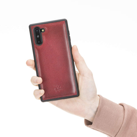 Funda de cuero Lucca Snap On para Samsung Galaxy Note 10