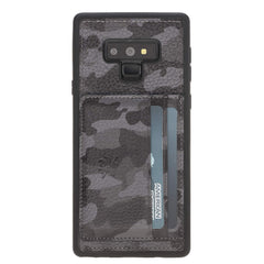 Funda tipo billetera de cuero Pisa Snap On con soporte para Samsung Galaxy Note 9