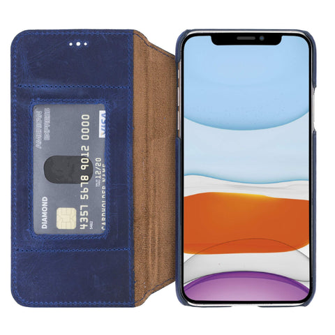 Venice RFID Blocking Leather Wallet Stand Case for iPhone 11 Pro Max