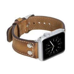 Correa de cuero Como para Apple Watch