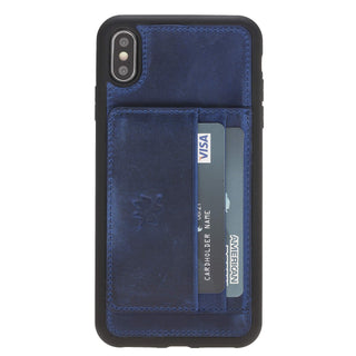 Pisa Snap On Leather Wallet Case with Stand for iPhone XS Max