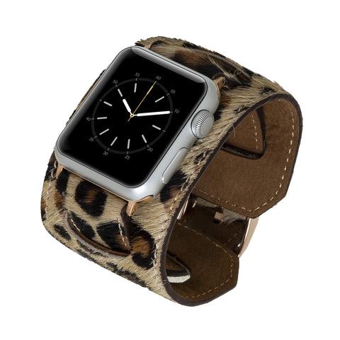 Ancona Leather Cuff Band Strap for Apple Watch