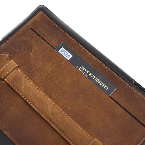 Funda tipo cartera de cuero Lecce para iPad Pro 12.9 2018