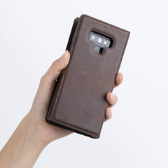 Funda tipo billetera de cuero con bloqueo RFID Florence para Samsung Galaxy Note 9