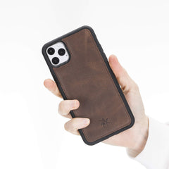 Lucca Snap On Leather Case for iPhone 11 Pro Max