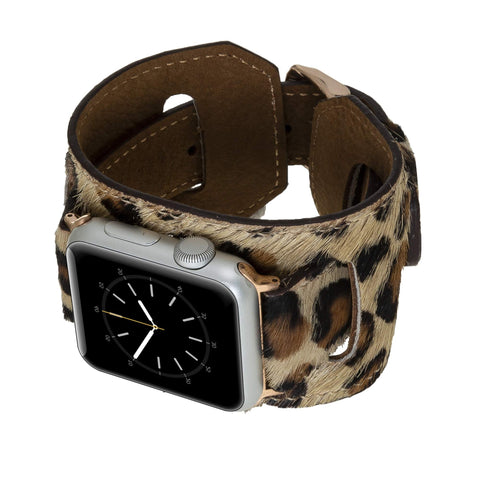 Ancona Leather Cuff Band Strap for Apple Watch