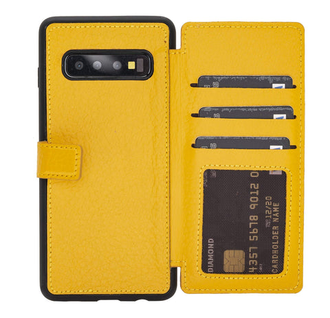 Verona RFID Blocking Leather Slim Wallet Case for Samsung Galaxy S10 Plus