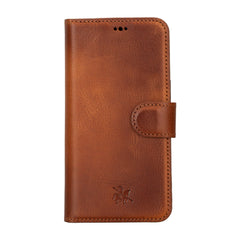 Funda tipo billetera de cuero desmontable con bloqueo RFID Ravenna para iPhone 15
