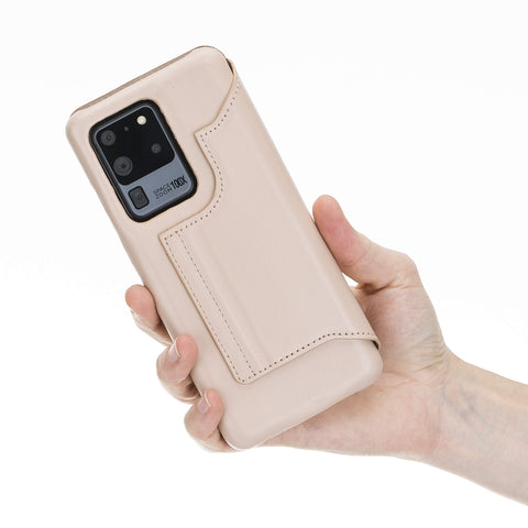 Venice RFID Blocking Leather Wallet Stand Case for Samsung Galaxy S20 Ultra