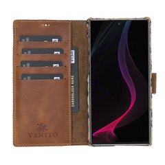 Funda tipo billetera de cuero con bloqueo RFID Florence para Samsung Galaxy Note 10