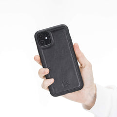 Lucca Snap On Leather Case for iPhone 11