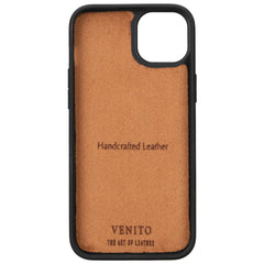 Funda de cuero Lucca Snap On para iPhone 15 Plus