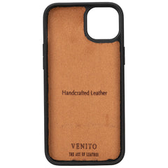 Funda de cuero Lucca Snap On para iPhone 15 Plus