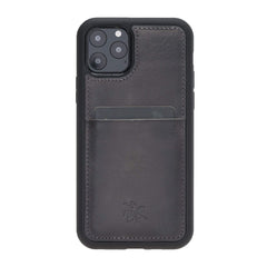 Funda tipo billetera de cuero Capri Snap On para iPhone 11 Pro