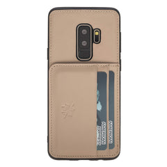 Funda tipo billetera de cuero Pisa Snap On con soporte para Samsung Galaxy S9 Plus