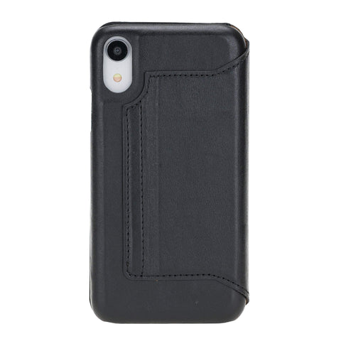 Estuche tipo billetera de cuero con bloqueo RFID Venice para iPhone XR