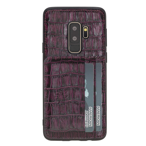Pisa Snap On Leather Wallet Case with Stand for Samsung Galaxy S9 Plus