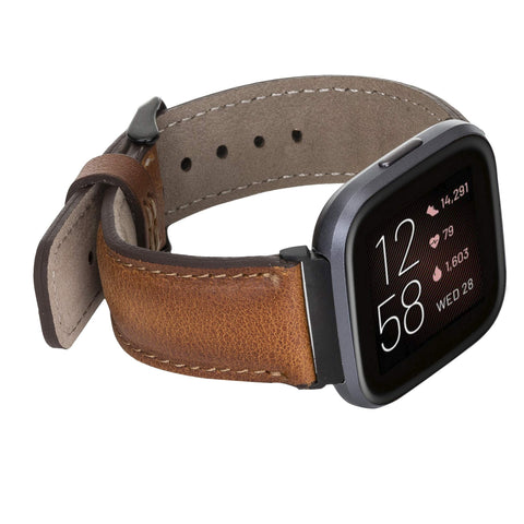Tuscany Leather Watch Band for Fitbit Versa