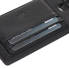 Funda tipo billetera de cuero Pisa Snap On con soporte para Samsung Galaxy Note 9