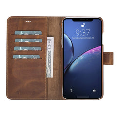 Florence RFID Blocking Leather Wallet Case for iPhone XS Max