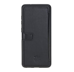 Verona Funda tipo billetera delgada de cuero con bloqueo RFID para Samsung Galaxy S20